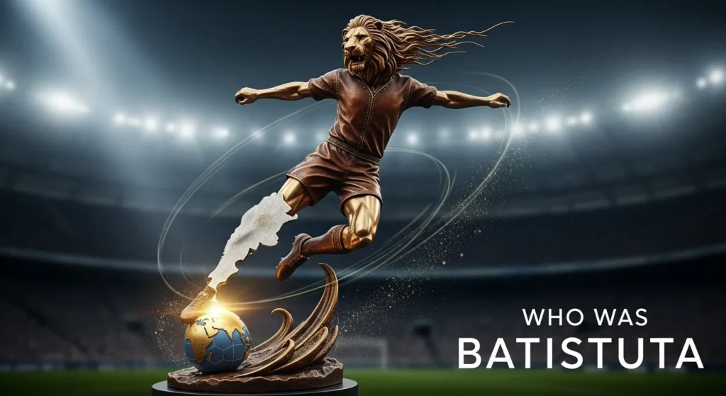 quem foi Batistuta, o lendário atacante argentino que marcou uma era no futebol mundial. Gabriel Batistuta um verdadeiro ícone do esporte.